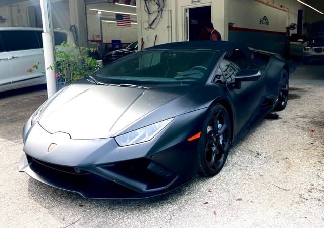 Matte Black Lamborghini Huracan